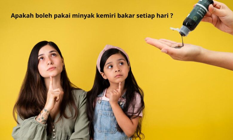 Apakah boleh pakai minyak kemiri bakar setiap hari